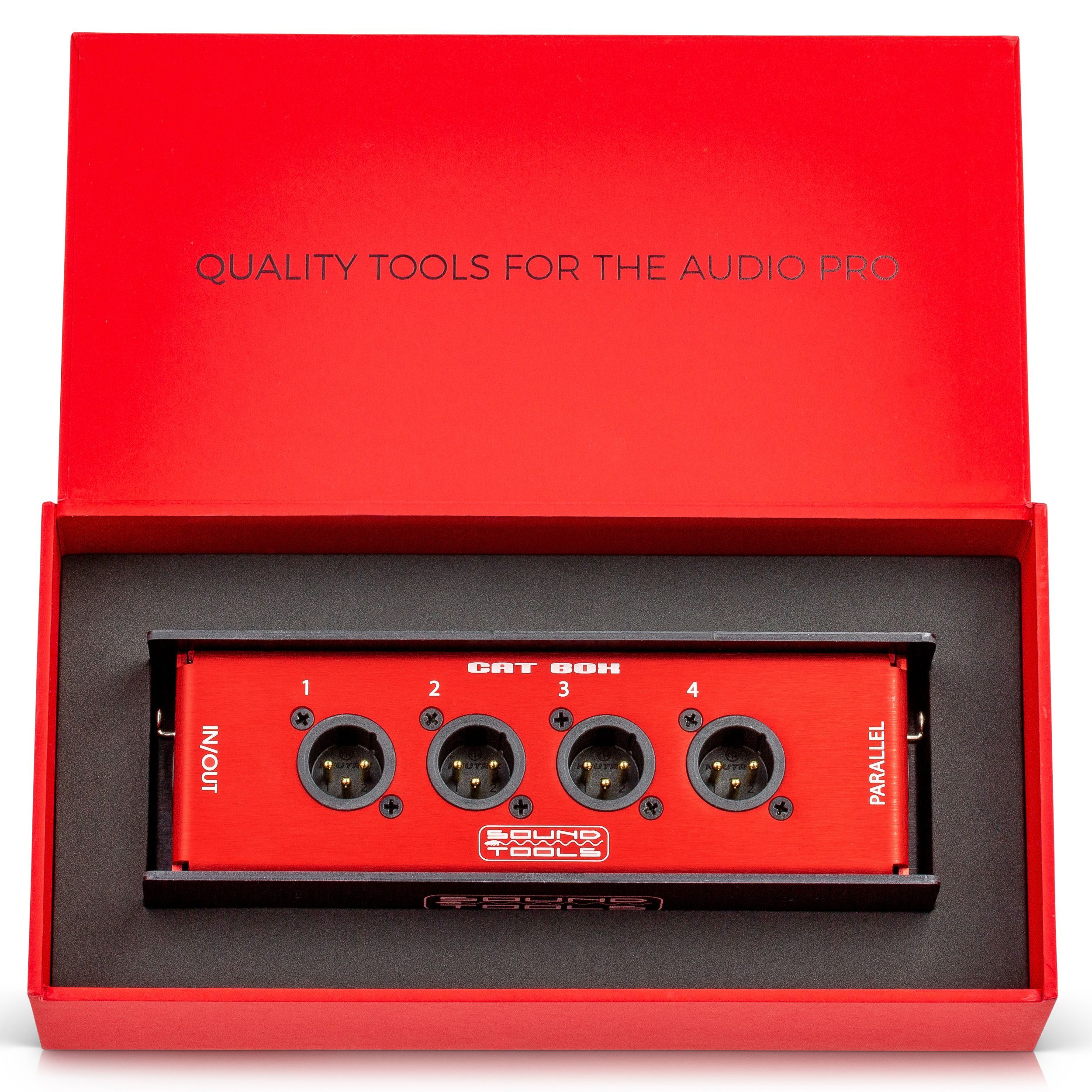 Male CAT BOX Analog Audio Over CAT5 Stage Box - Tonezone