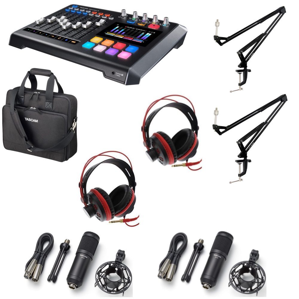 Tascam Podcast Package With Mixercast