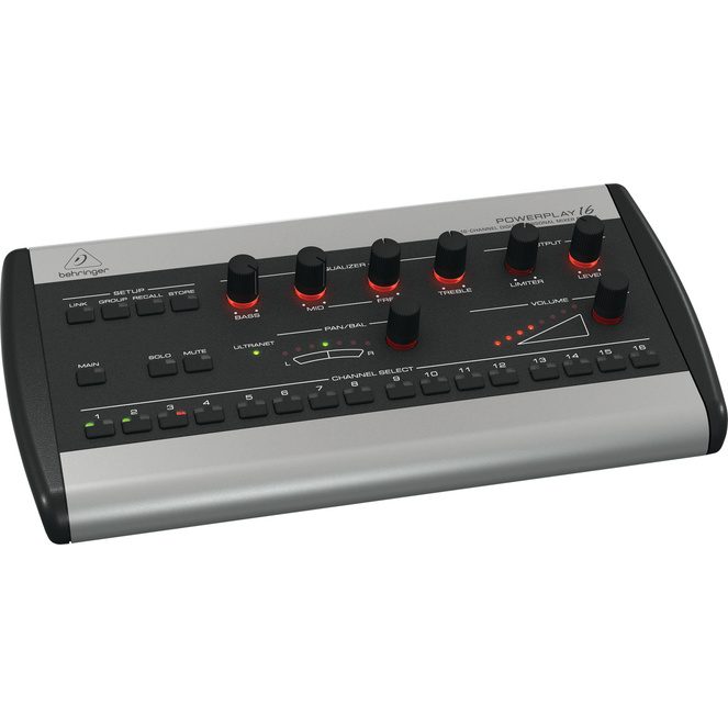 Behringer Powerplay P16M 16 Ch Digital  Personal Monitor Mixer