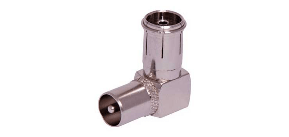 Right Angle PAL Male To PAL Female Adapter
