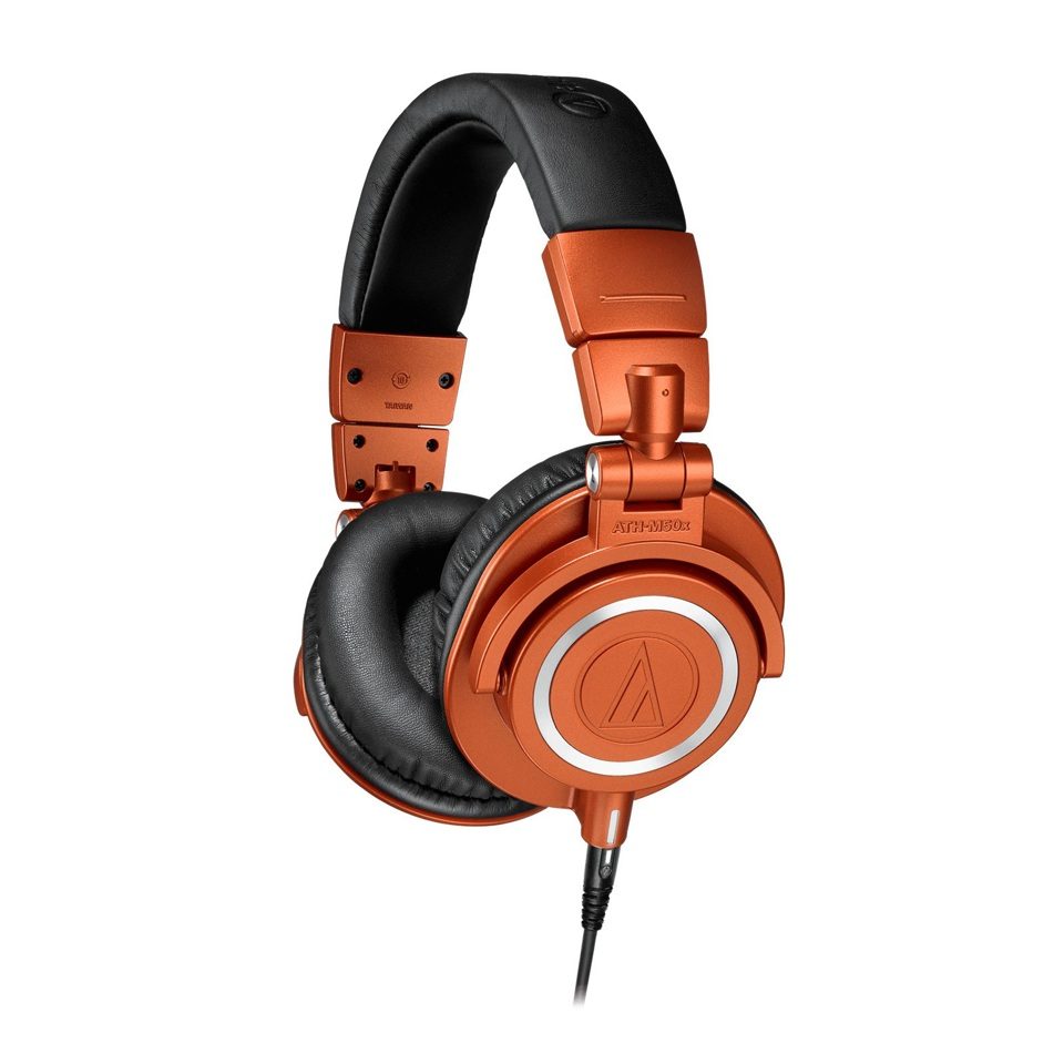 Audio-Technica ATH-M50xMO Closed-back Studio Monitoring Headphones - Metallic Orange Limited Edition