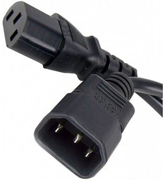 Furman ADP-10E2 10A Male IEC to 10A Female IEC (Black, 2m)