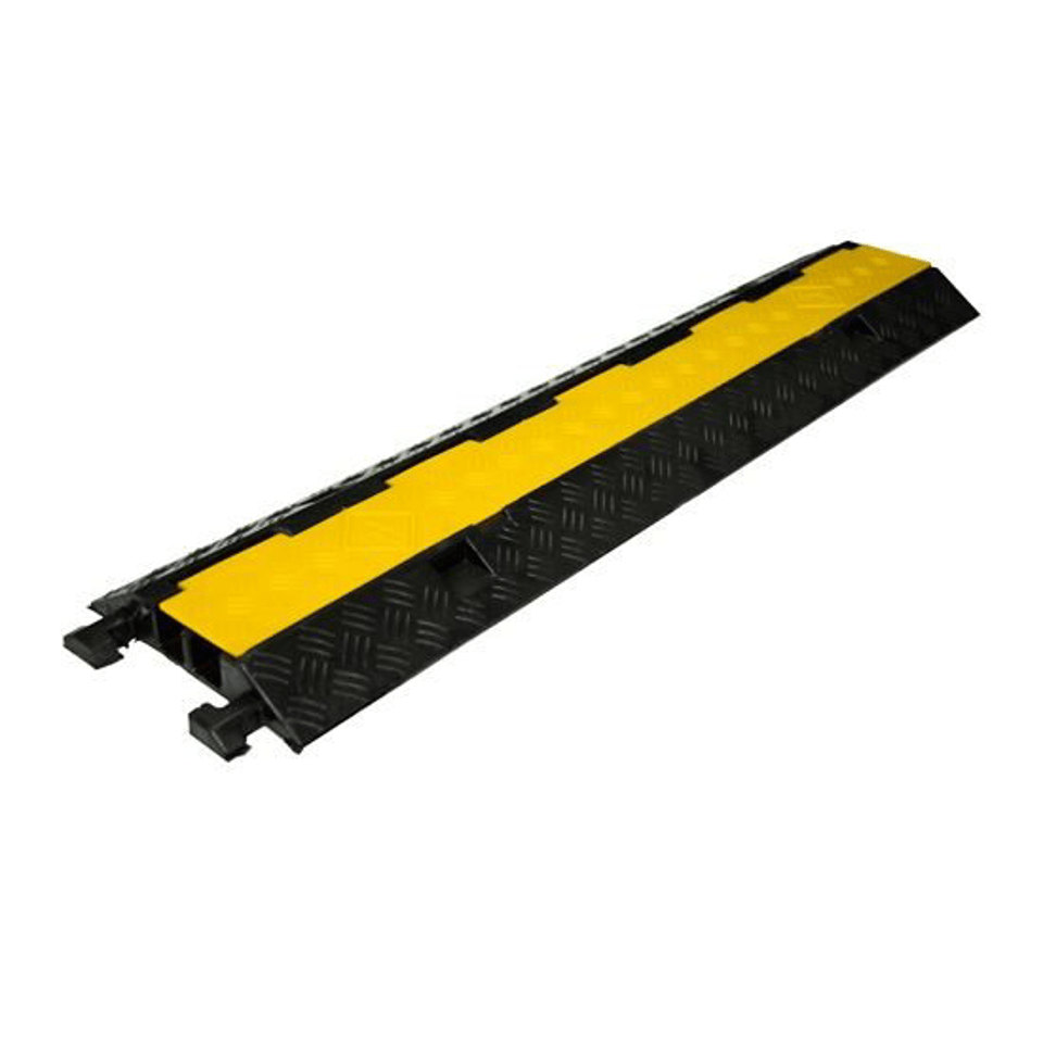 2 Channel Floor Cable Protector Ramp