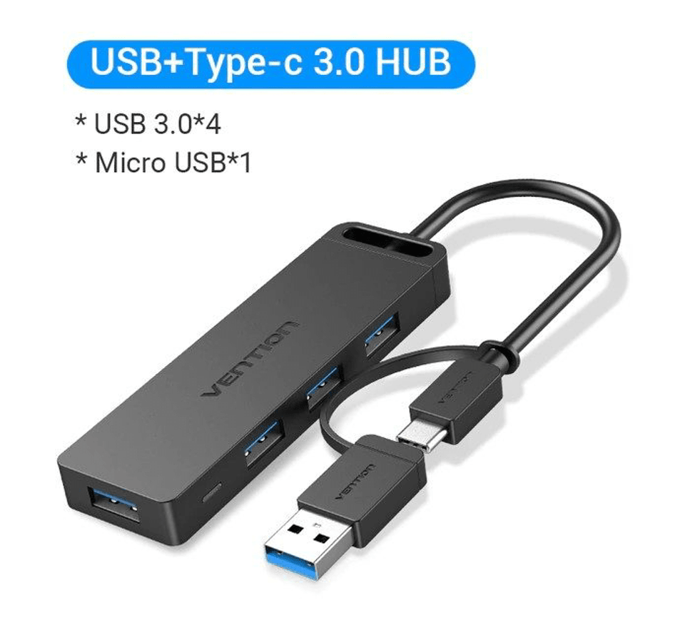 USB-C to 4 Port USB-A Hub