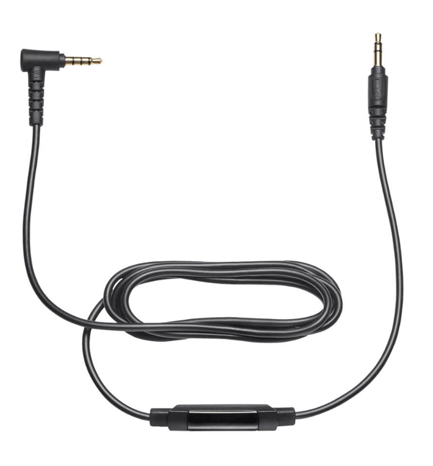 Audio-Technica Replacement Smartphone Cable for the ATH-M50xBT Headphones