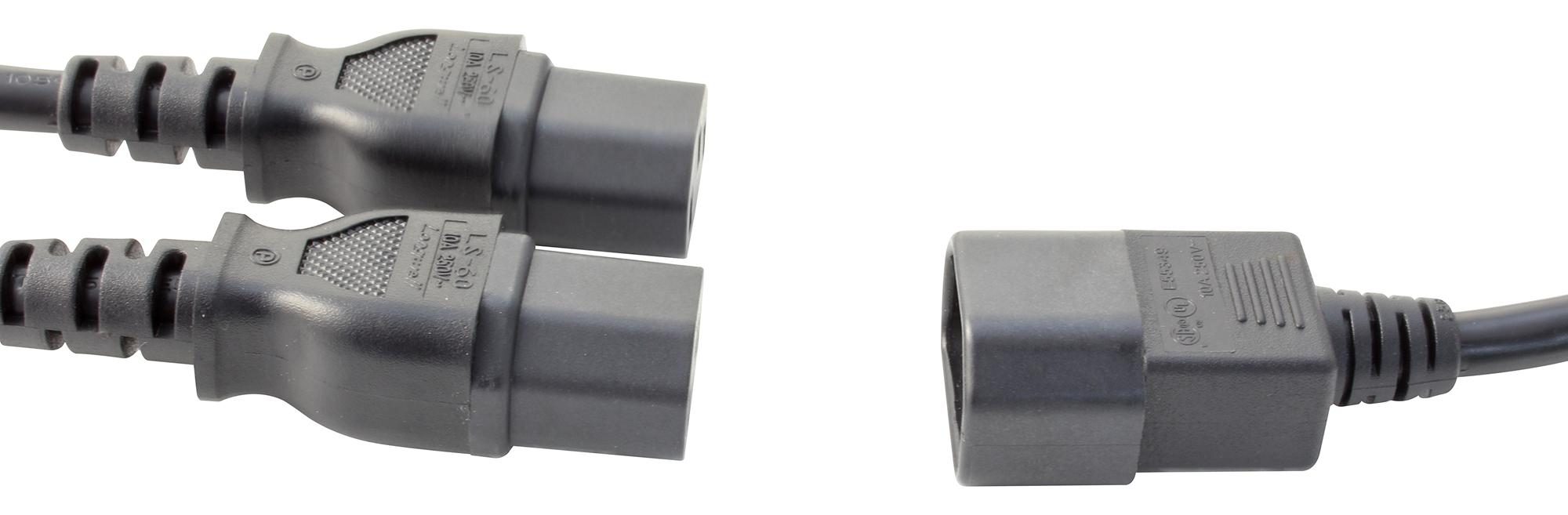 IEC Socket with Dual IEC Plugs