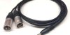 EWI 3.5mm TRS Jack To 2 x Male XLR 10 Ft/ 3m