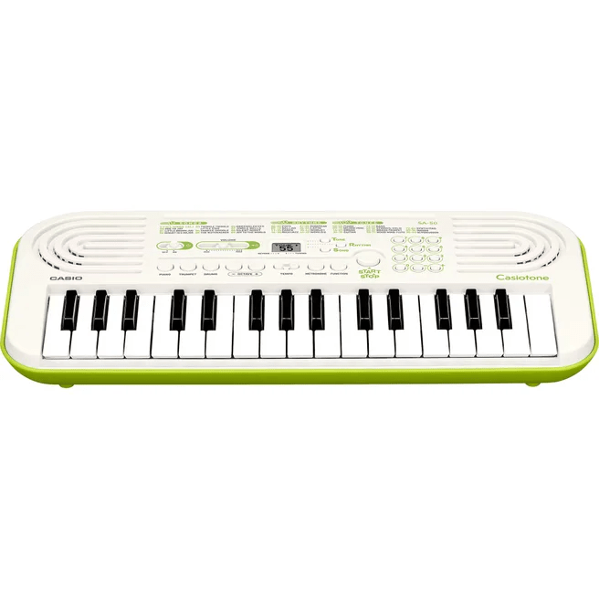 SA50 Casio Mini Keyboard 32 Keys Green Shell Base
