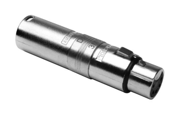 Amphenol DMX Adaptor – 5-Pin Female XLR to 3-Pin Male XLR (FXLR > MXLR)