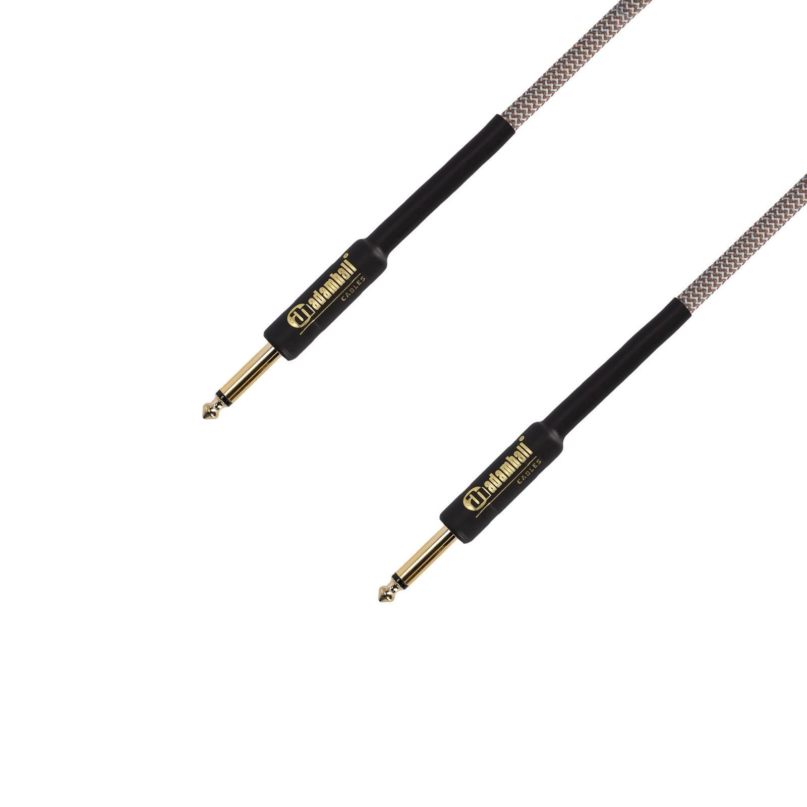 Adam Hall 4 STAR IPP 0300 BRW – 3 m Instrument Cable (Brown Fabric)