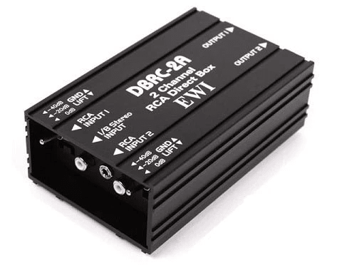 EWI DBRC-2A – Dual Channel AUX Passive Direct Box