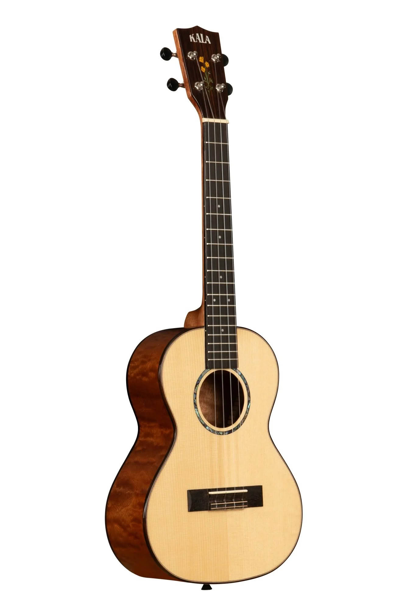 Kala 20th Anniversary Solid Spruce Top Quilted Sapele Tenor Ukulele with Bag