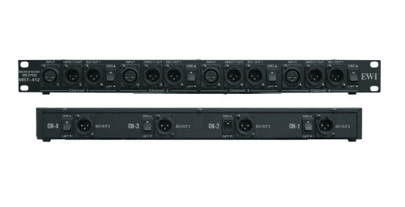 EWI 4 Channel Mic Splitter Rack Mount