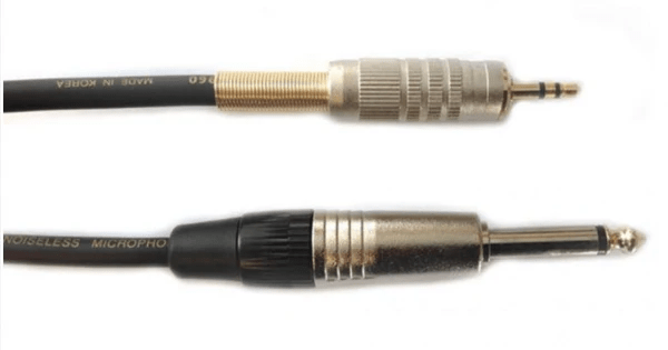 EWI 3.5mm Stereo Jack to 6.5mm Mono Jack 20ft