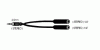 EWI 3.5mm TRS Male To 2 x 6.5mm TRS Female Jacks